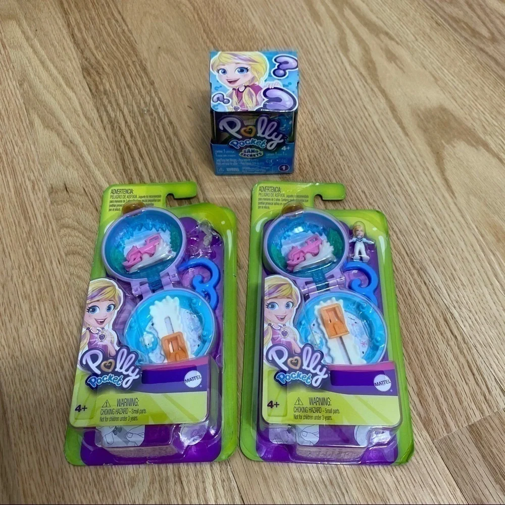 Polly Pocket Playset Bundle NWT Sand Secrets